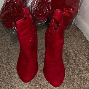 Cute Red Boots